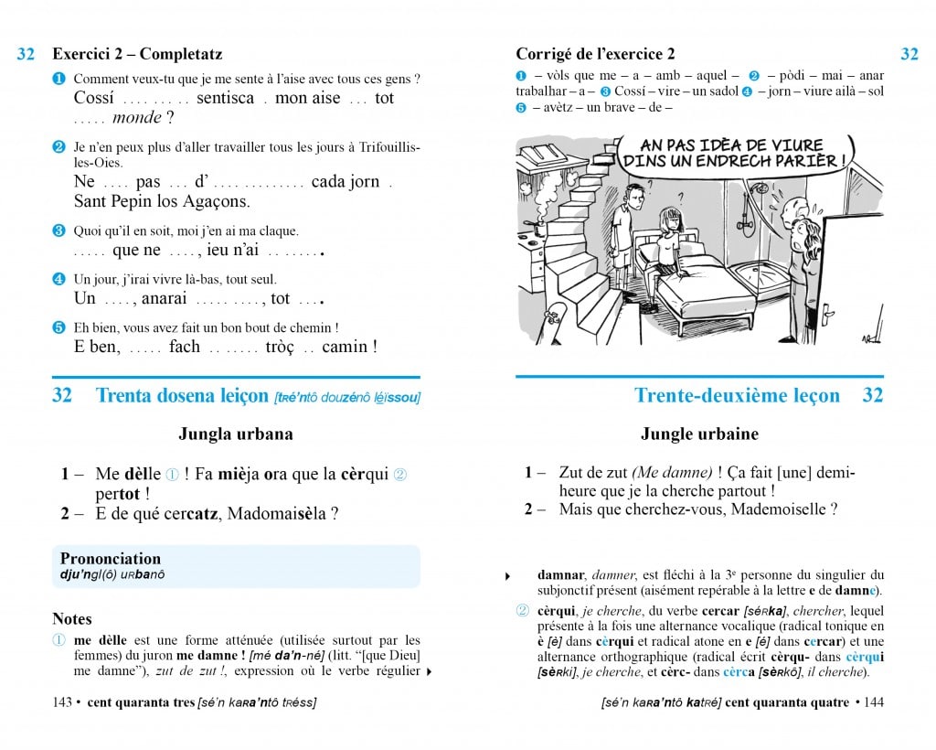L'occitan sans peine, Assimil, pages 143-144